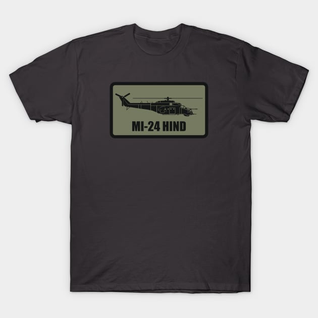 MI-24 Hind T-Shirt by Firemission45